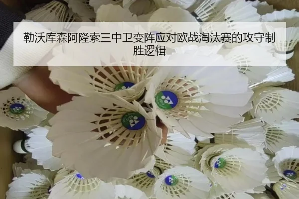 勒沃库森阿隆索三中卫变阵应对欧战淘汰赛的攻守制胜逻辑